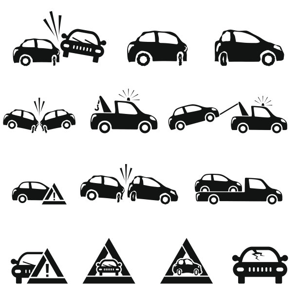 车祸的图标集图片下载