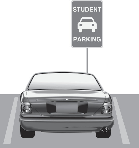 车学生停车图片下载