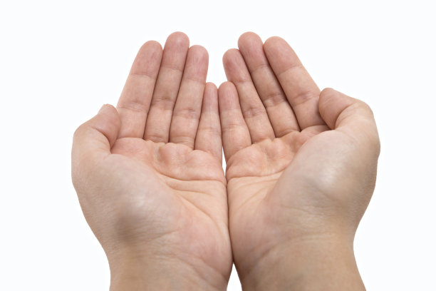 双手处于握住位置，孤立于白色图片下载