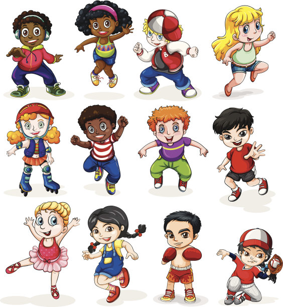 精力充沛的孩子图片下载