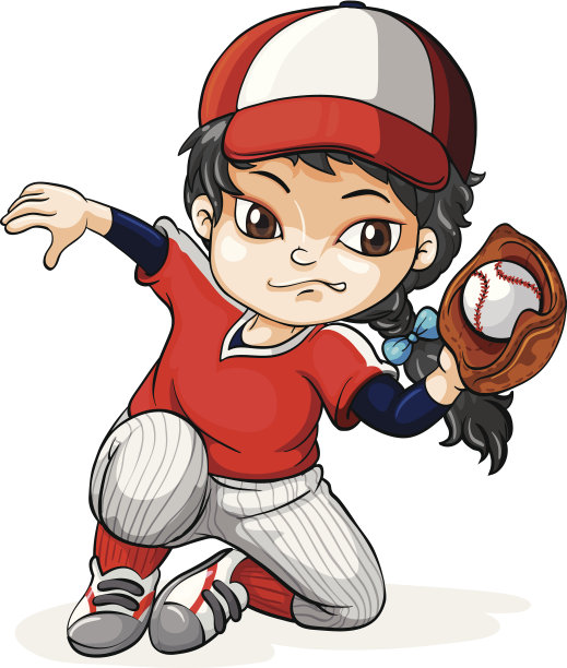 亚洲女子棒球运动员图片下载