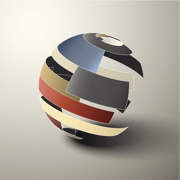 彩带球图片下载