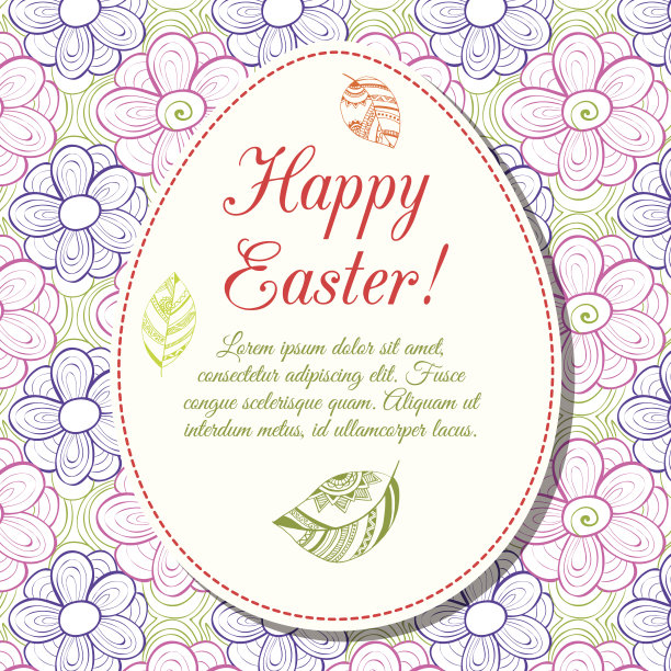 复活节彩蛋的背景。图片下载