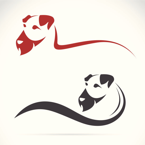 矢量图像的狗(爱尔兰梗)图片下载