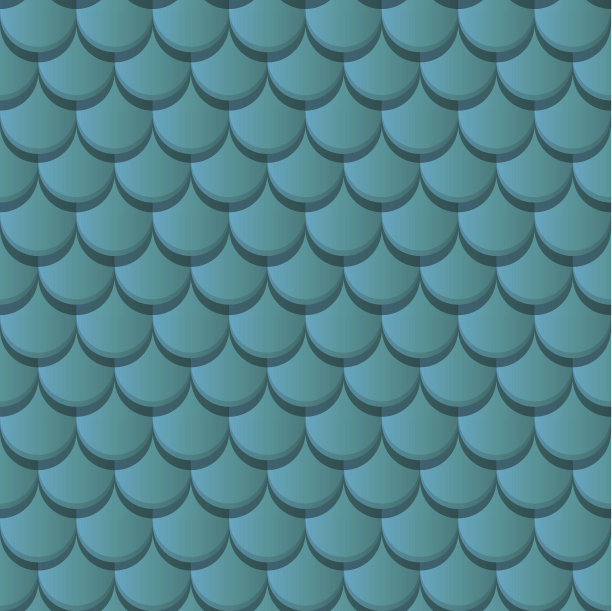 蓝色粘土屋面瓦图片下载