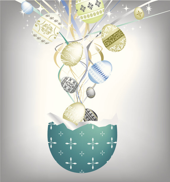 复杂的鸡蛋爆炸图片下载