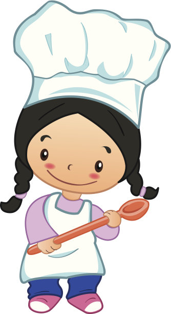 厨师女孩图片下载