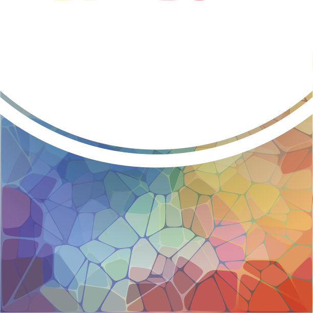 彩色背景与彩虹几何马赛克图片下载