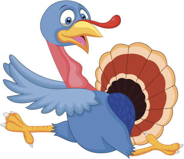 卡通土耳其运行图片下载