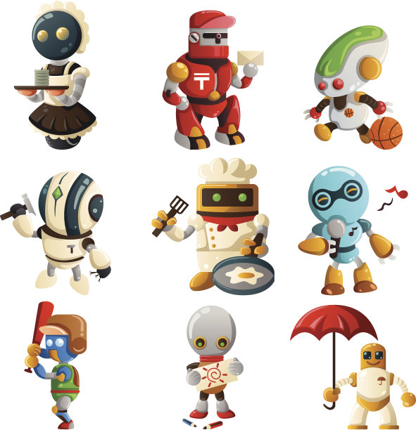 机器人做不同的事情图片下载