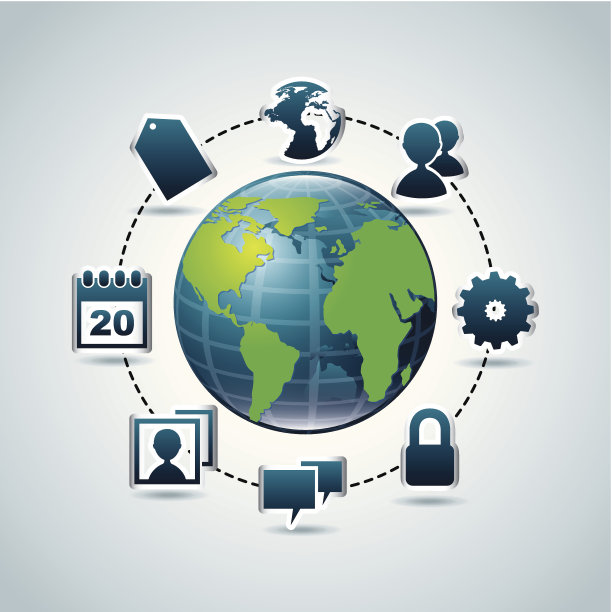 社交媒体图标图片下载