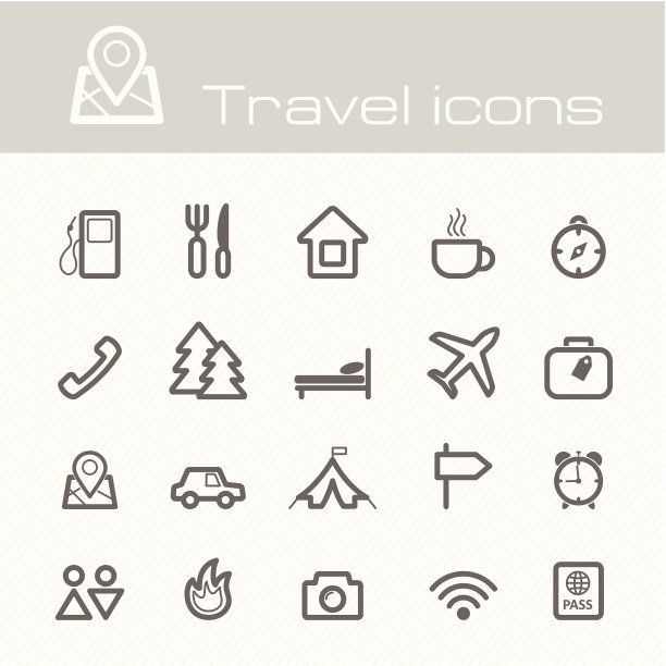 旅游的图标图片下载