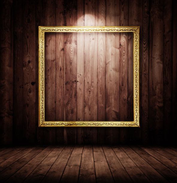 古董木制室内。图片下载