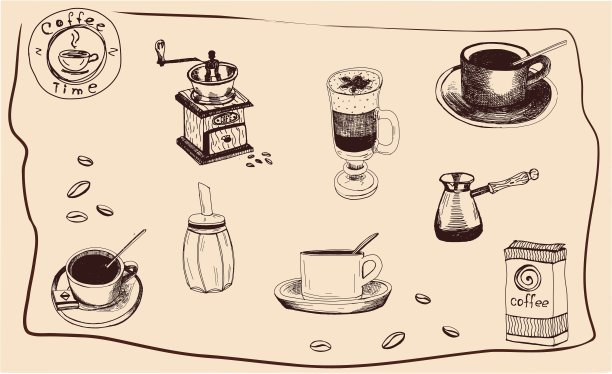 喝咖啡的时间图片下载