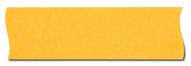 橙色长方形便利贴图片下载