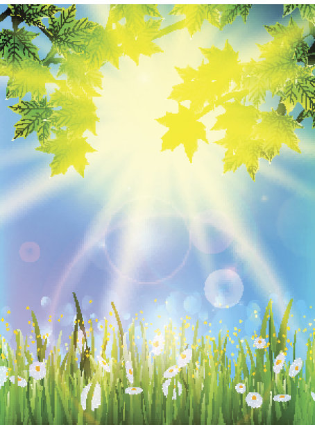 春天插画素材ID：109243126