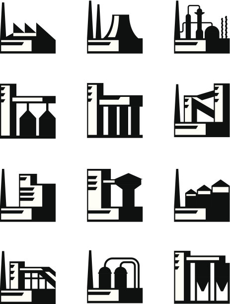 工业建筑组图片下载