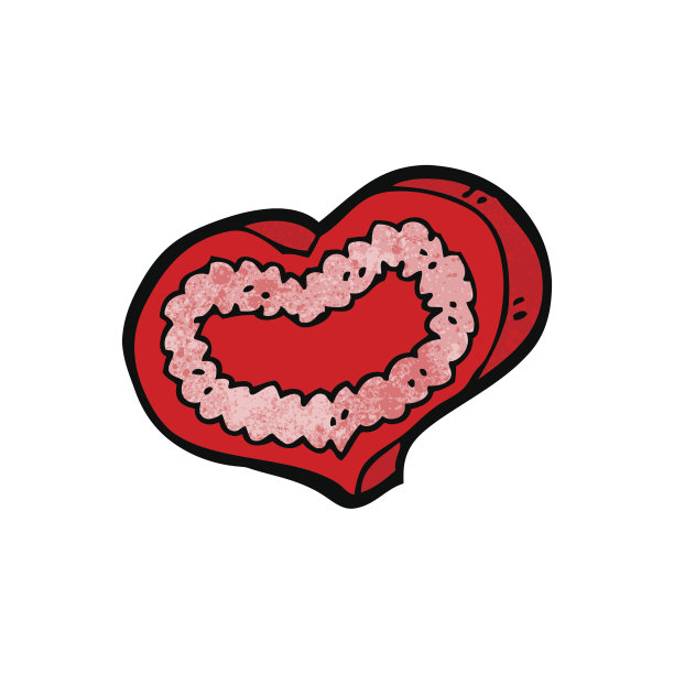 卡通爱的心图片下载
