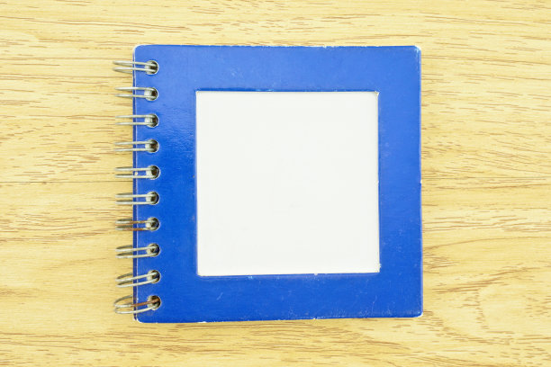 旧的蓝色笔记本图片下载