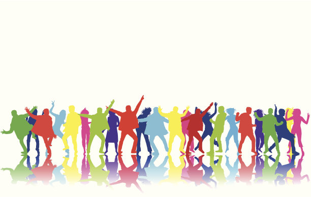 跳舞的轮廓图片下载