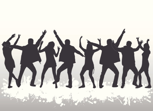 跳舞的轮廓图片下载