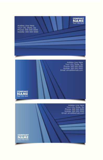 向量抽象创意名片图片下载