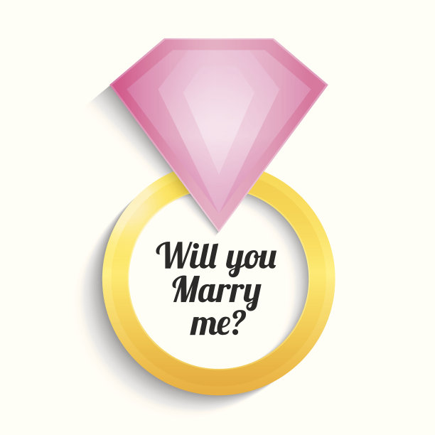 结婚金戒指与钻石。参与。图片下载