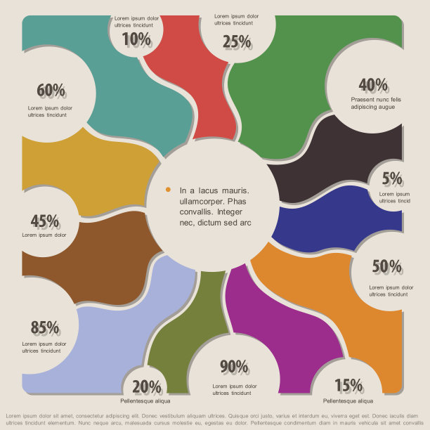 矢量设计的信息图图片下载