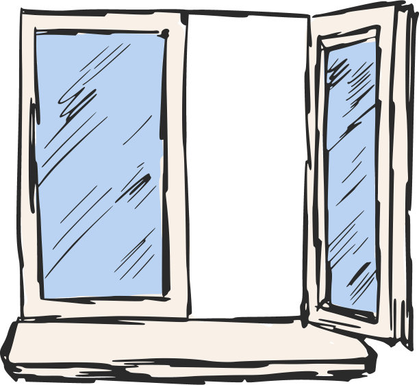 敞开的窗户图片下载