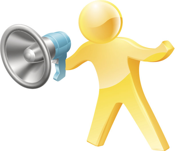 扩音器黄金的人图片下载