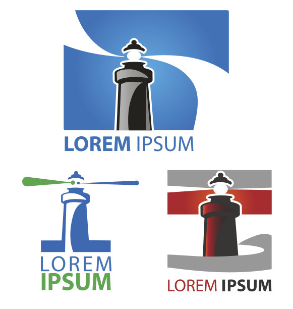 灯塔符号集图片下载