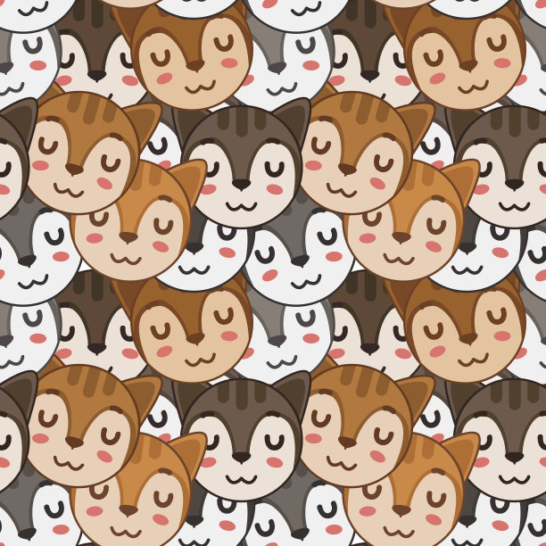 猫的模式图片下载