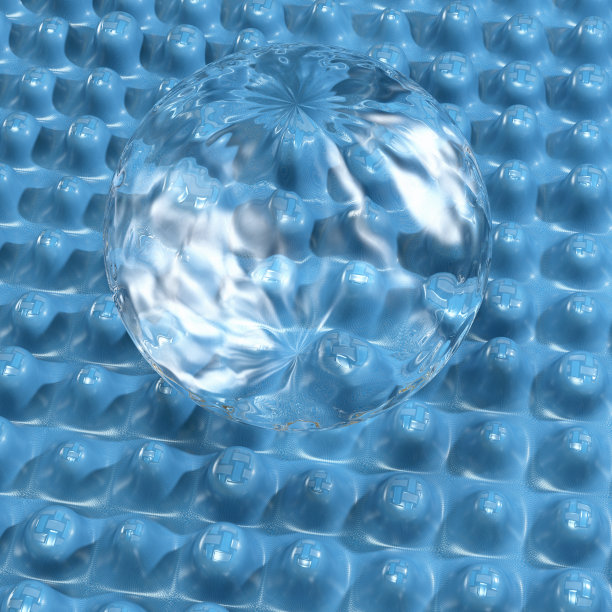 纳米密封 - 3D渲染插图图片下载