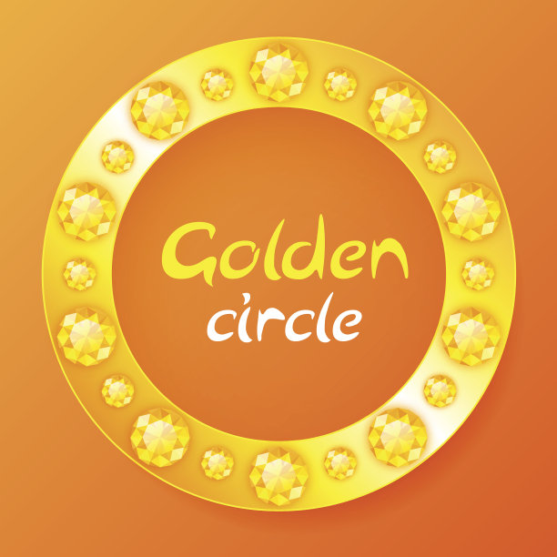黄金圈与钻石图片下载