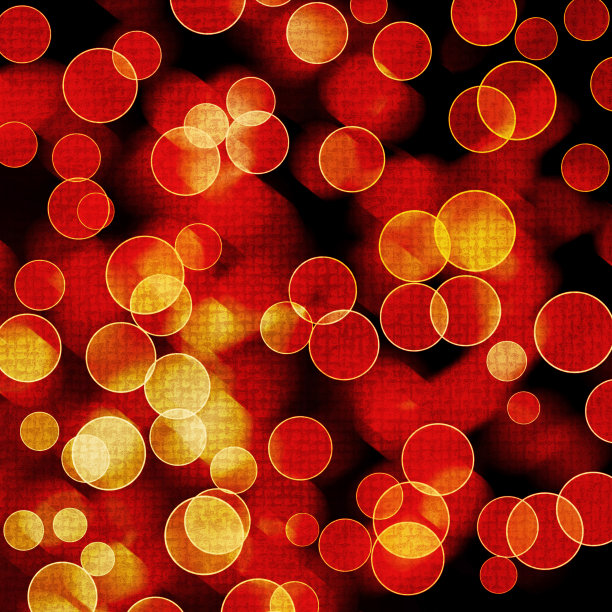 明亮的彩色圆圈与散景背景图片下载