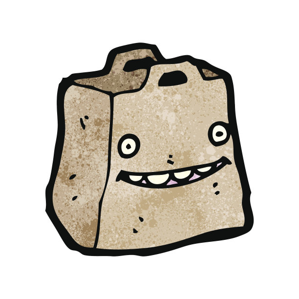 纸袋卡通人物图片下载