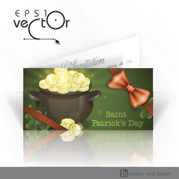 圣帕特里克节。一罐金子。图片下载