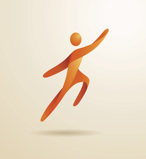 抽象的人类。成功实现模板图片下载