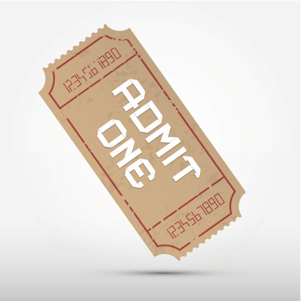 Vector Admit One Ticket插图图片下载