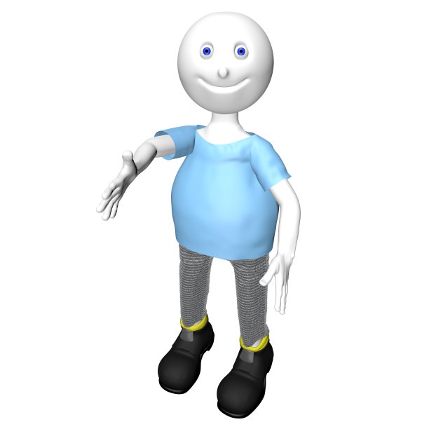 “穆特曼”拉着手打招呼图片下载