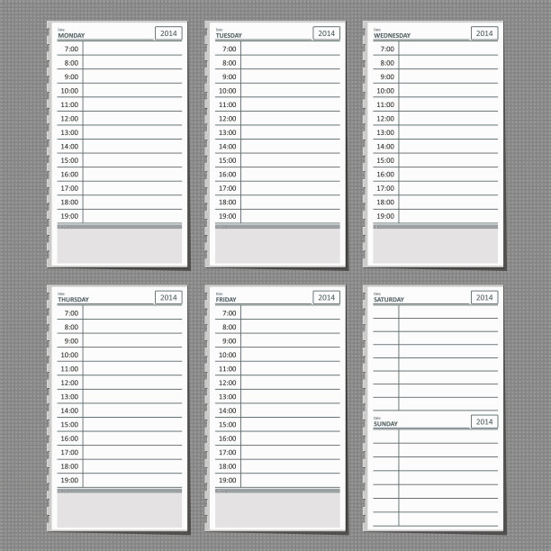 每周的计划图片下载