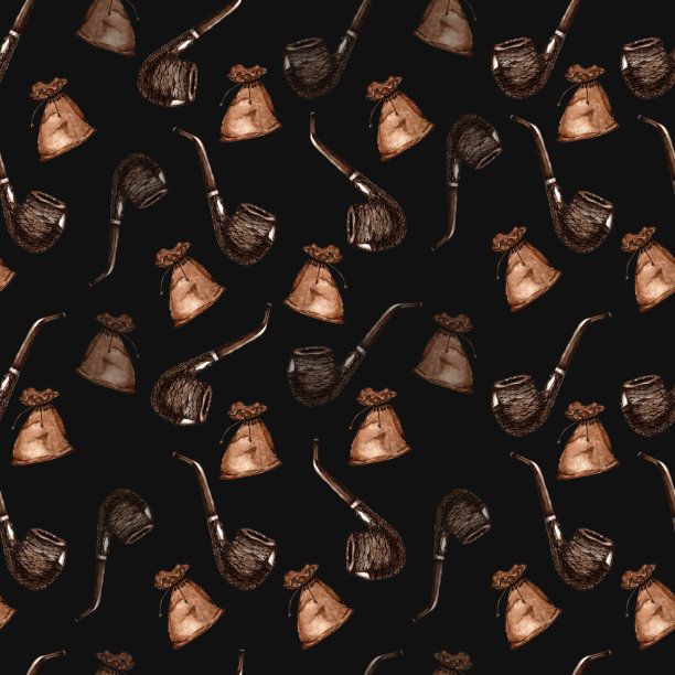 无缝的吸烟模式图片下载