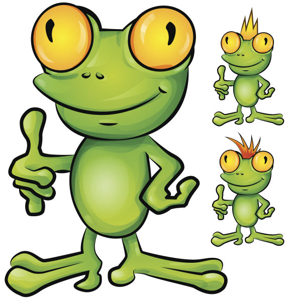 青蛙卡通集图片下载