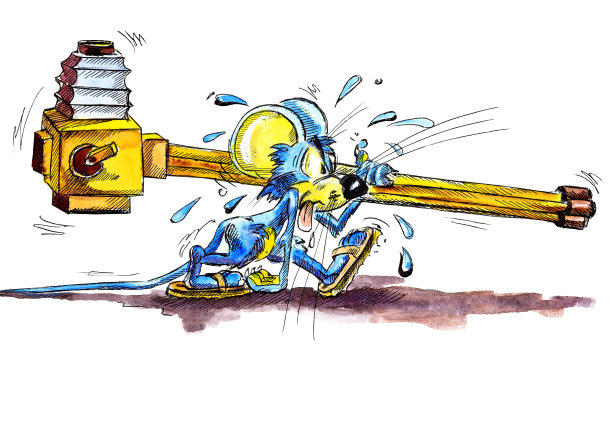 鼠标摄影师出汗重量图片下载