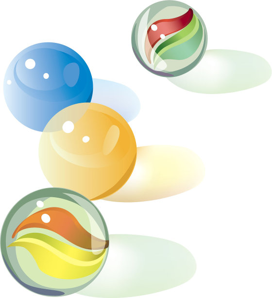 四个marbles.eps图片下载