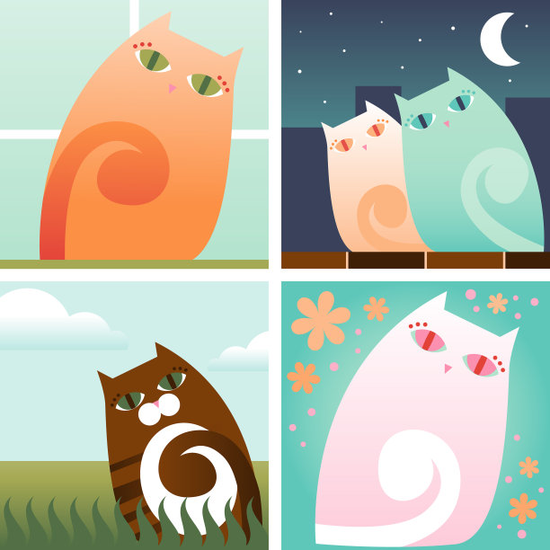 漂亮的小猫图片下载