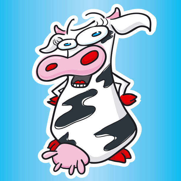 有趣的牛图片下载