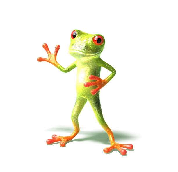 绿色的小青蛙图片下载