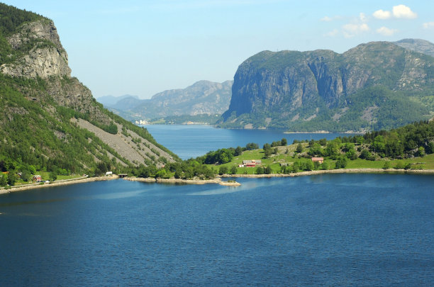 斯堪的纳维亚半岛的峡湾图片下载