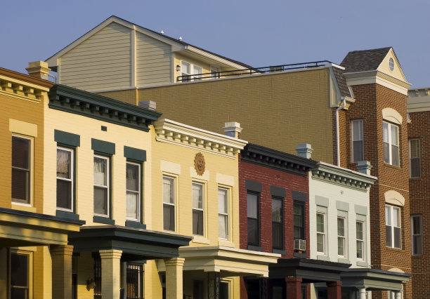 排屋和公寓楼图片下载